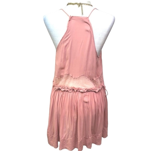 Free People Intimately Blush Lace Waist Slip Dress - Picture 4 of 5